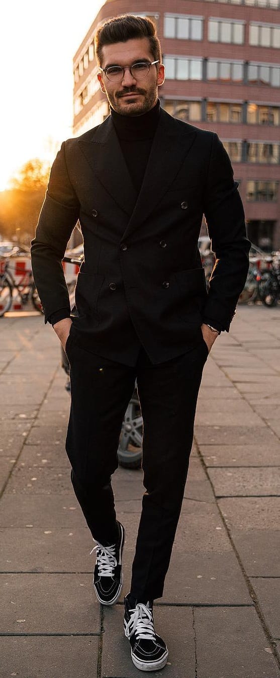 Stylish Black Suit Outfit Ideas For Men