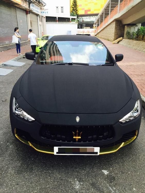 BLACK MATTE CAR