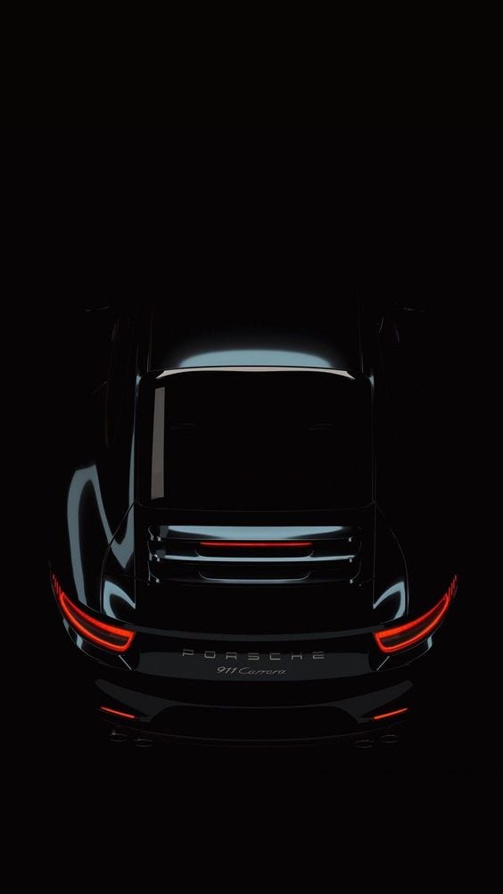 BLACK PORSCHE WALLPAPER