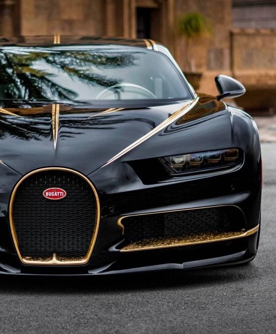 BUGATTI BLACK sports car