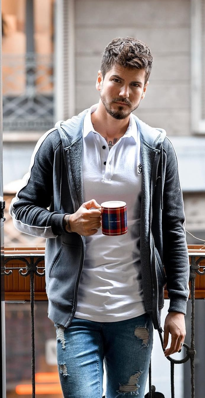 Cool Polo T-shirt Outfit Ideas For Men