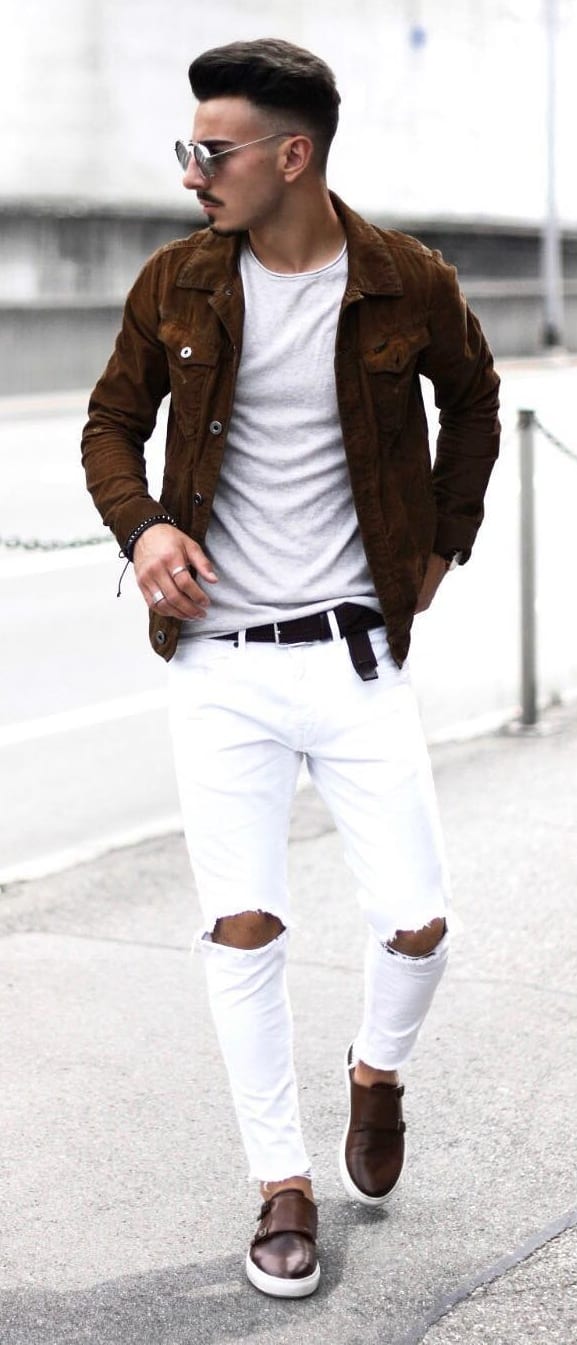 Cool White Jeans Outfit Ideas For Guys