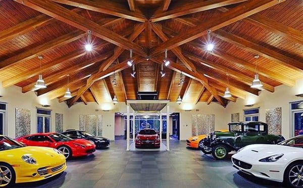 DREAM GARAGE WITH WOODEN FLOORING