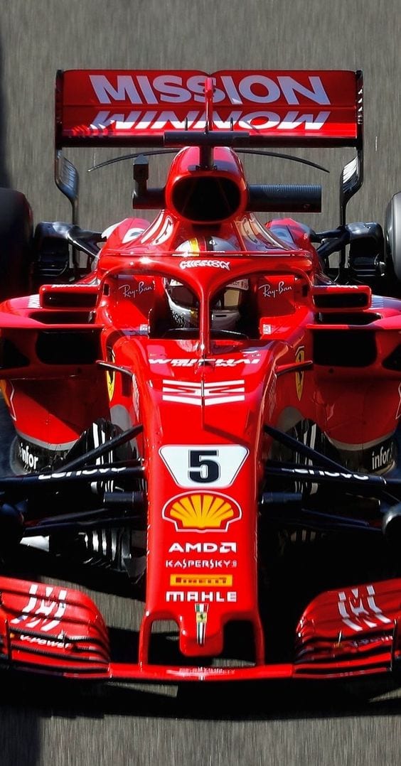 F1 CAR RED RACE