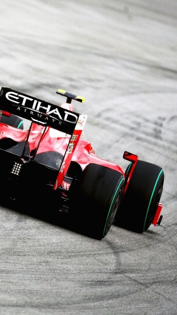 Formula 1 ferrari red car