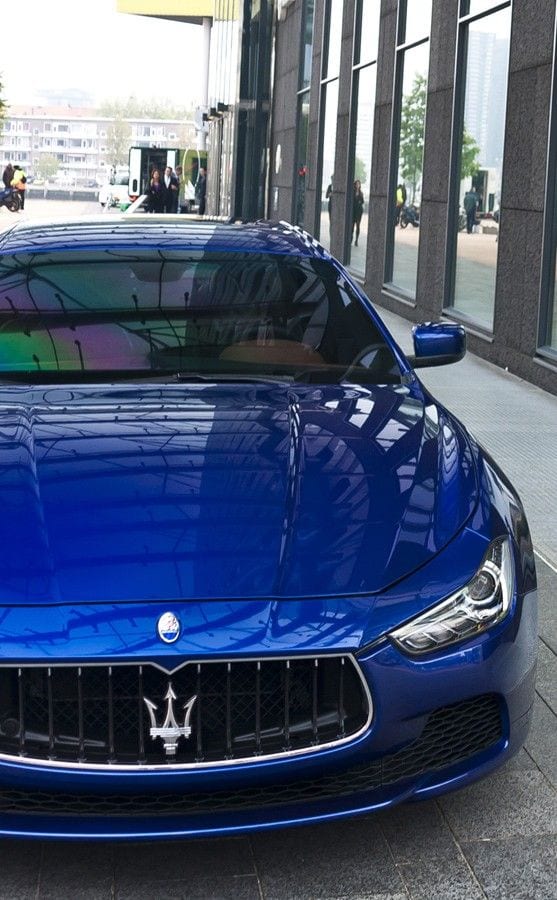 Maserati Ghibli blue