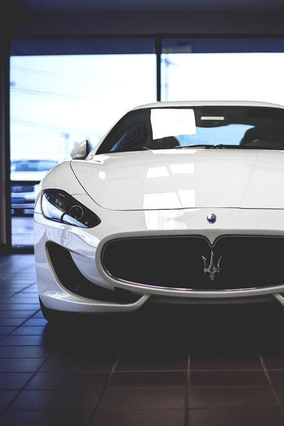 Maserati Gran Turismo white