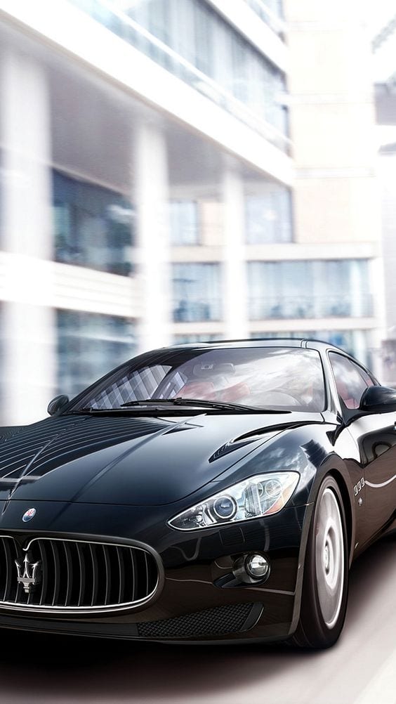 Maserati Granturismo S Black wallpaper
