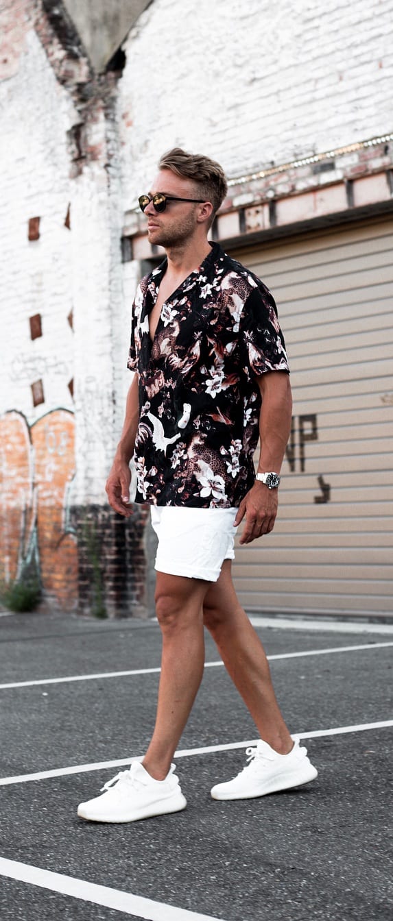 Simple Hawaiian Shirt For Men