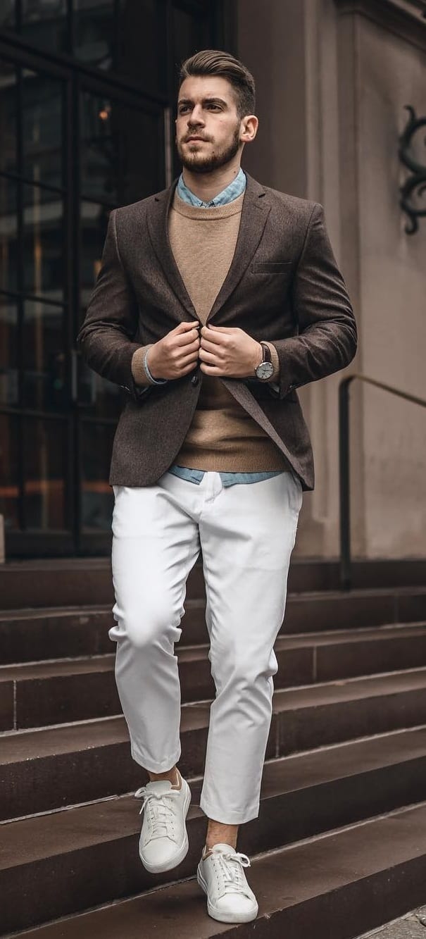 Stunning White Jeans Outfit Ideas For Men