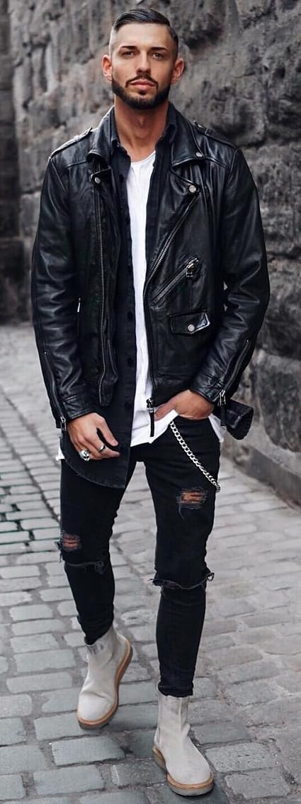 Trendy Biker Jackets For Men