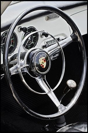1964 Porsche 356 Cabriolet interior