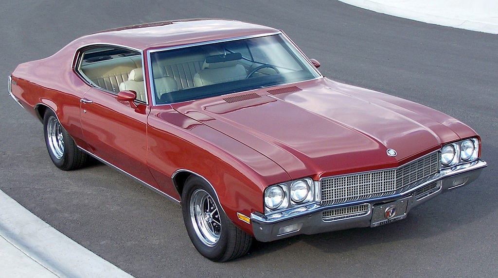 2 Doors Red Buick Skylark