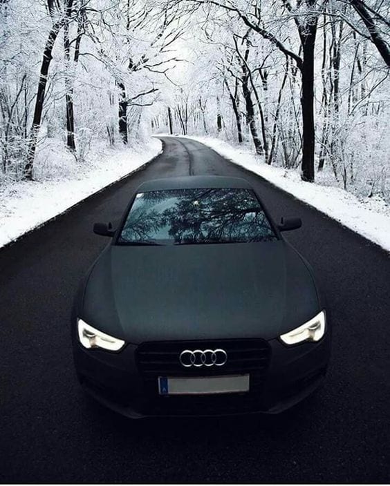 AUDI BLACK luxury car