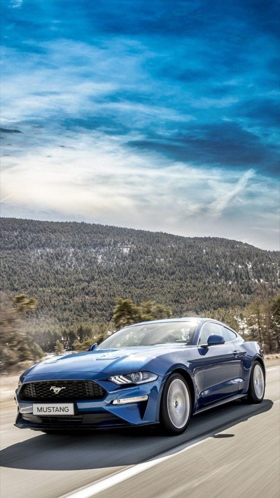 BLUE MUSTANG WALLPAPER