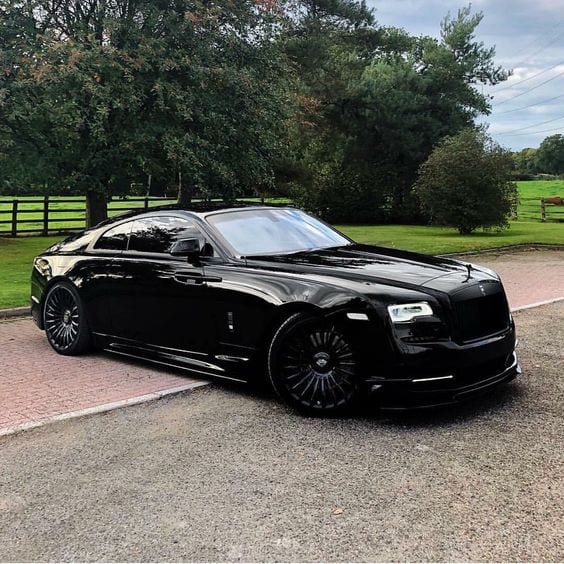 Black Custom Rolls Royce Wraith