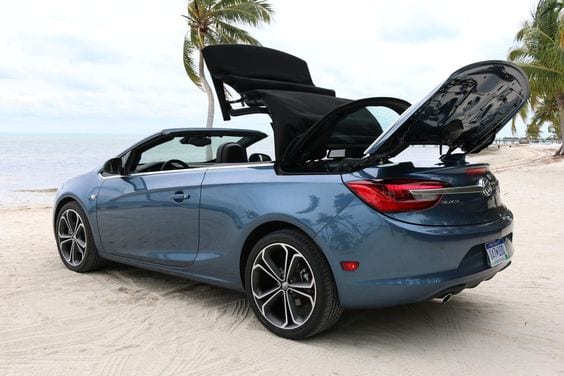 Blue Buick Cascada Convertible