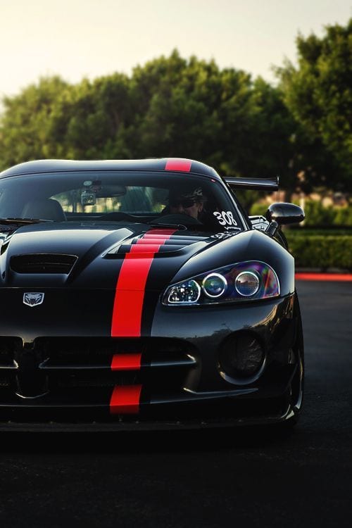 Dodge Viper RED CUSTOM WALLPAPER