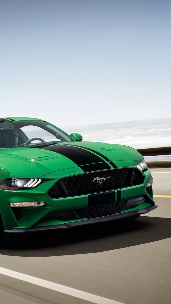 GREEN MUSTANG RACE