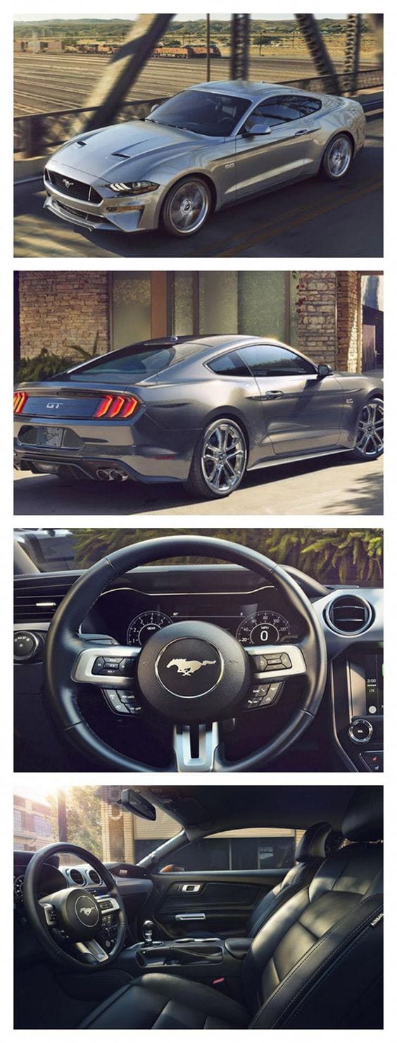 GREY MUSTANG 4 ANGLES