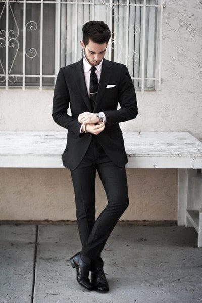 Gentlemen's Black Lounge Suit ideas for men