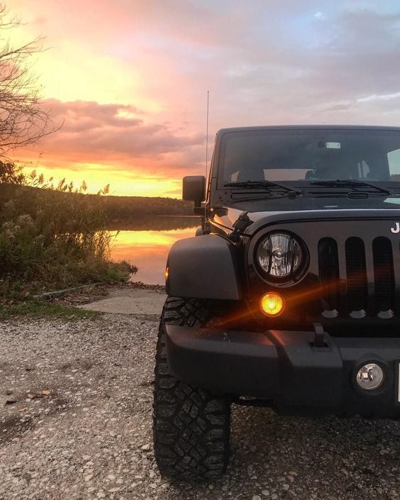 JEEP SUNSET WALLPAPER