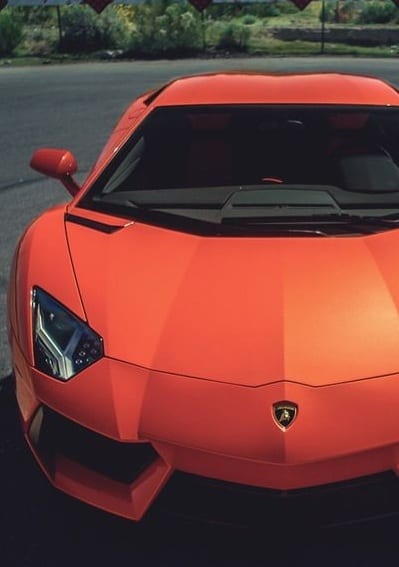 LAMBORGHINI AVENTADOR ORANGE MATTE