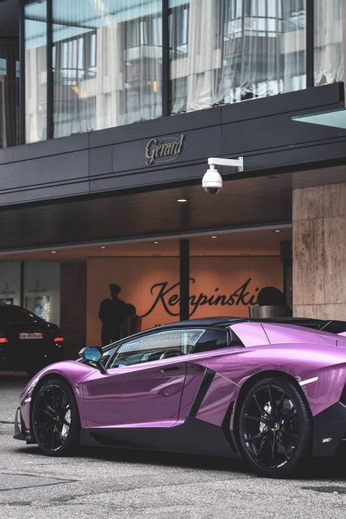 LAMBORGHINI PURPLE CHROME