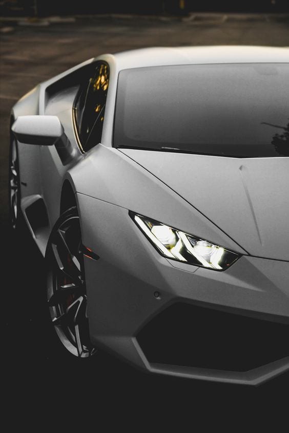 LAMBORGHINI white matte