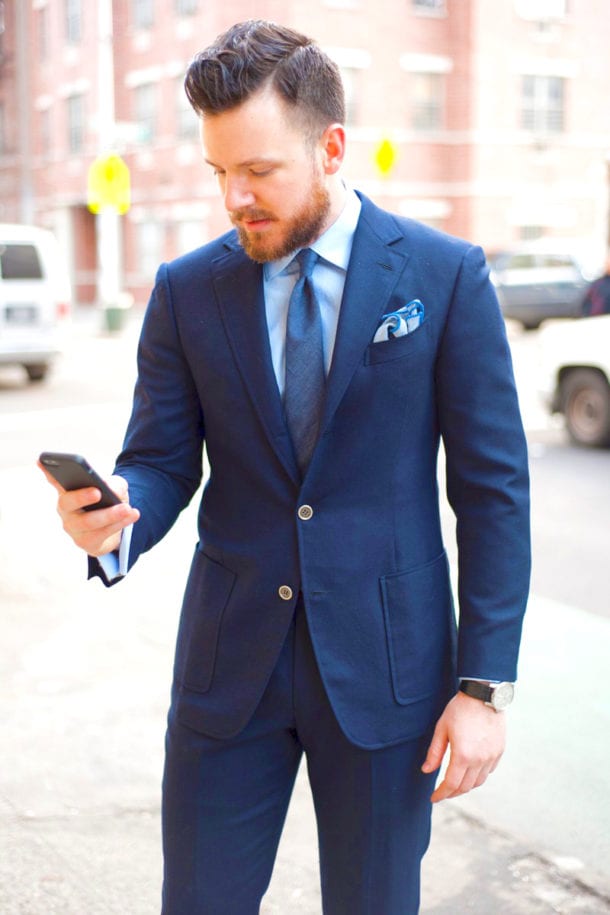 Light Blue shirt,Blue Lounge Suit,Blue tie for men