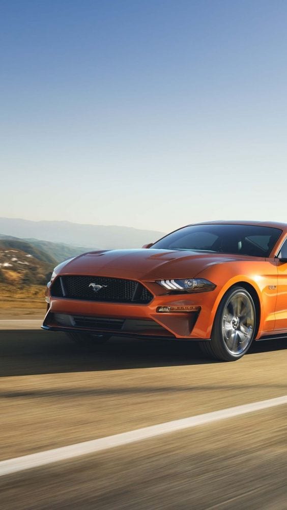 ORANGE MUSTANG RACE