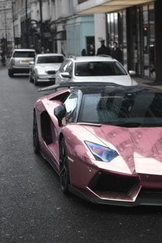 PINK LAMBORGHINI LUXURY CAR