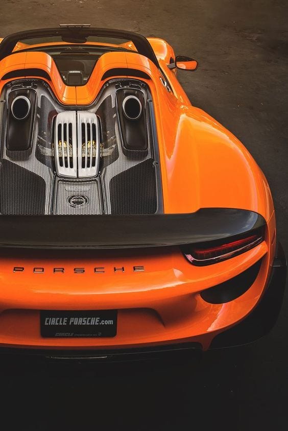 Porsche 918 Spyder ORANGE