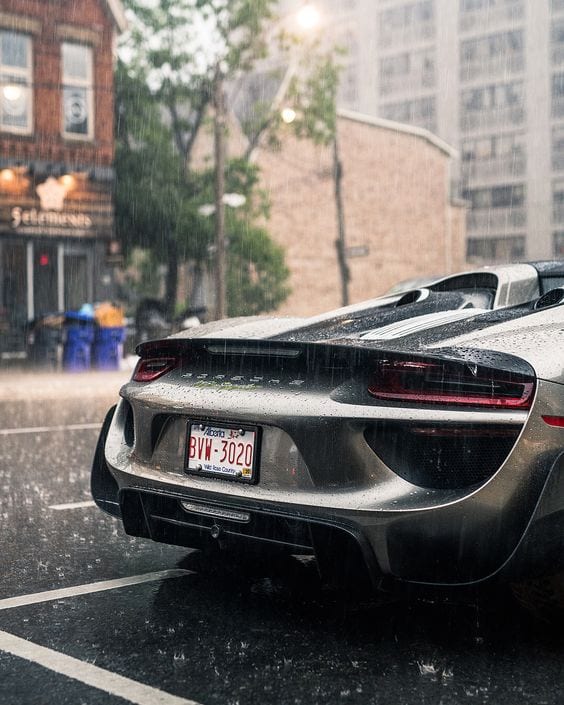 Porsche 918 spyder GREY WALLPAPER