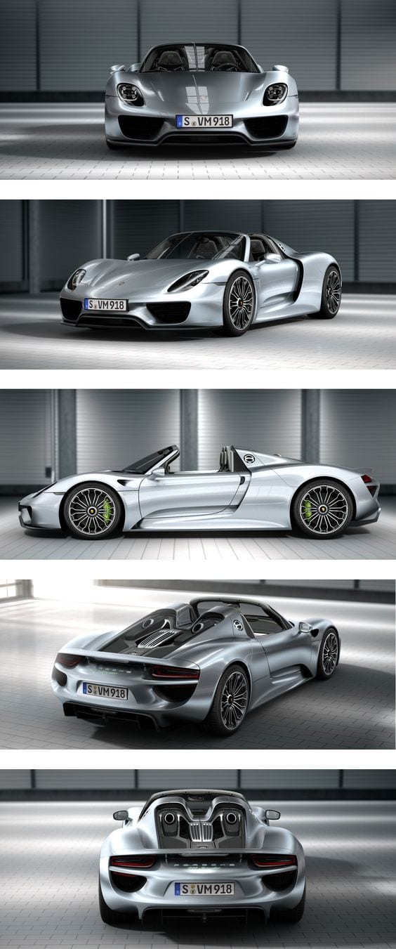 Porsche 918 spyder GREY