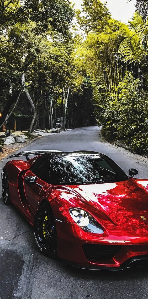 Porsche 918 spyder RED