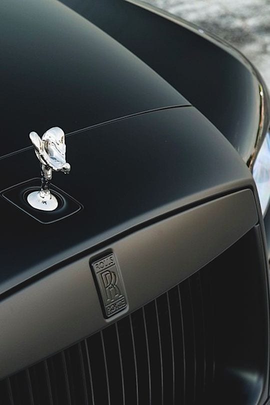 ROLLS ROYCE BLACK WITH SILVER LOGO