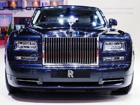 ROLLS ROYCE BLUE CHROME