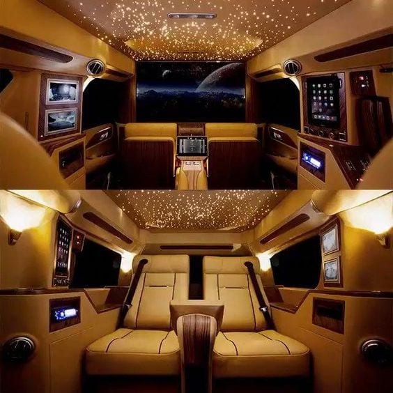 ROLLS ROYCE GOLD INTERIOR