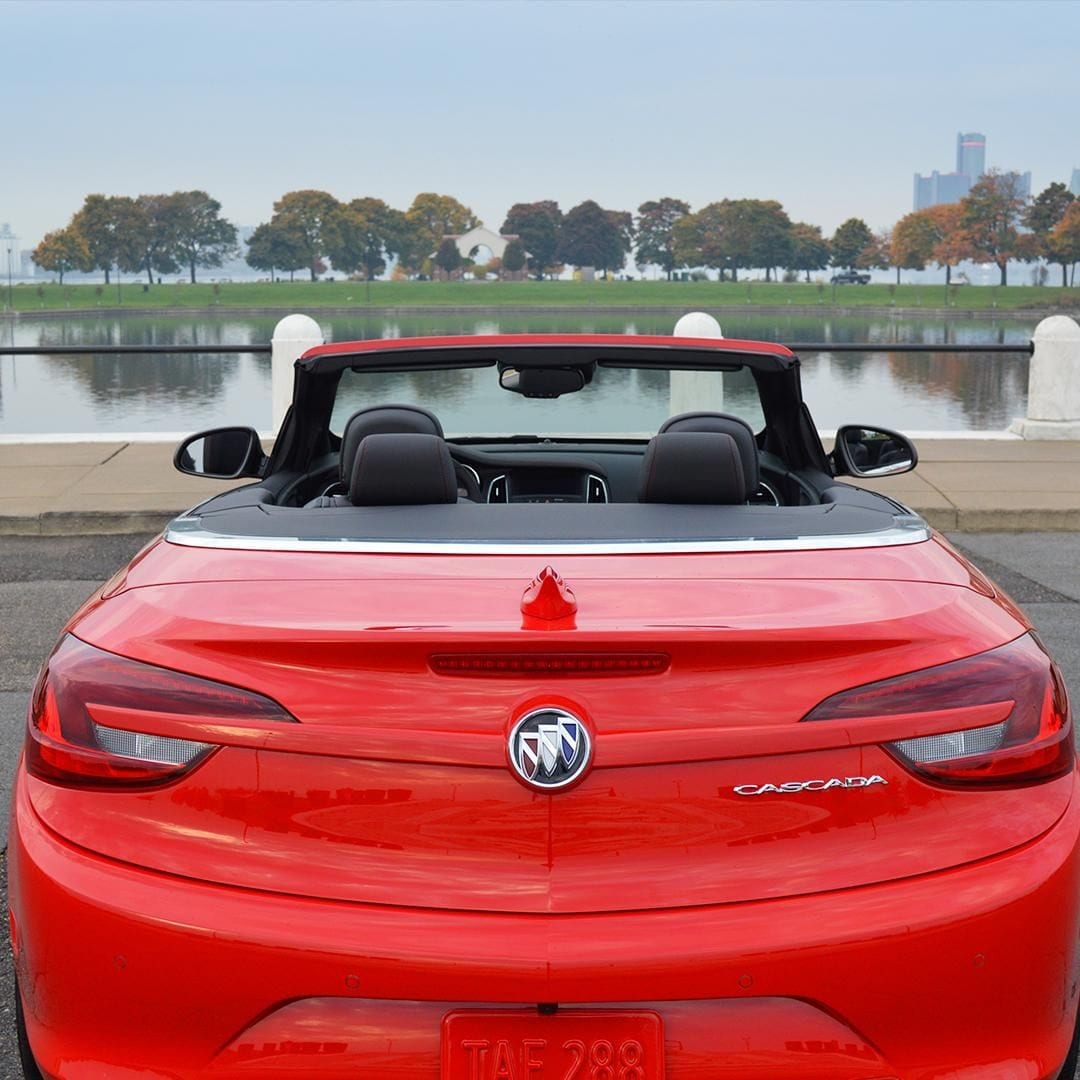 Red Buick Cascada Convertible