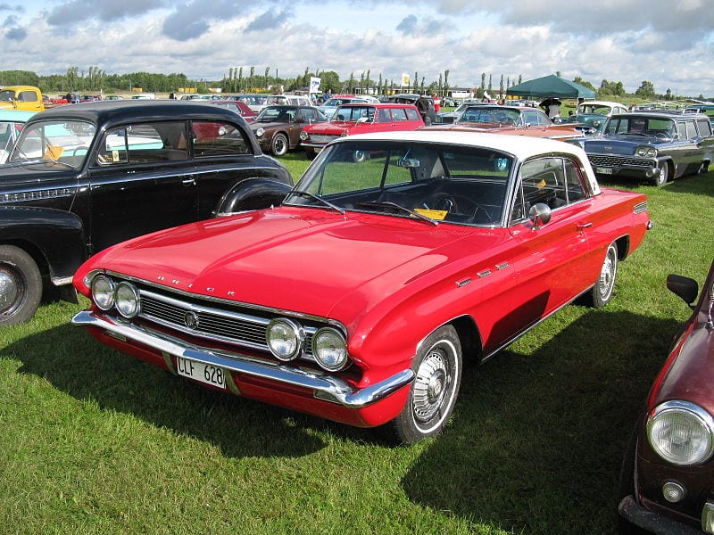 Red Buick Skylark Car