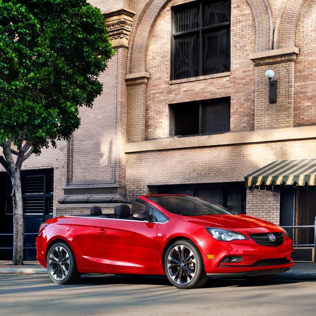 Red Sports Buick Cascada Convertible