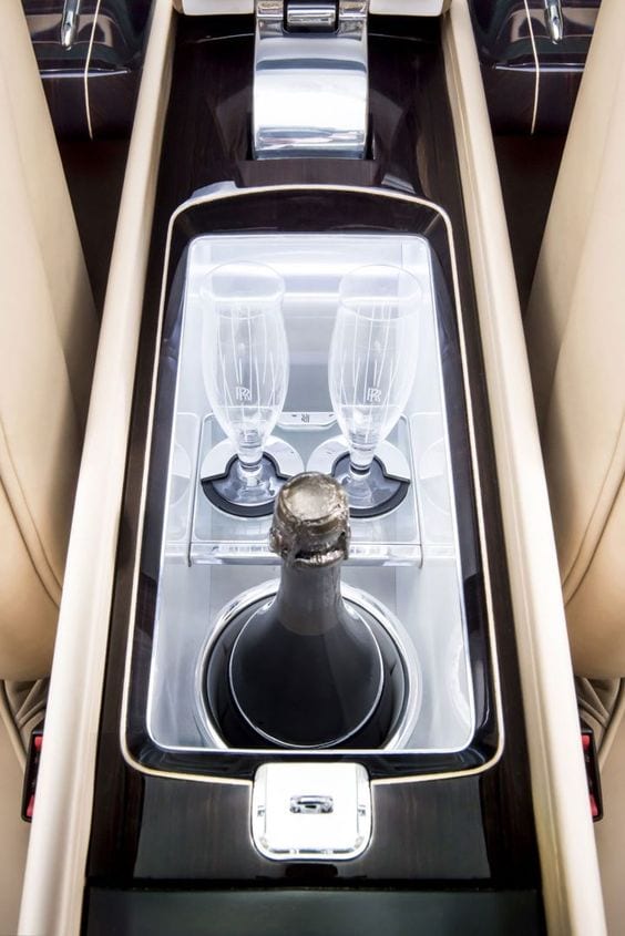 Rolls-Royce Sweptail Interior Center tunnel