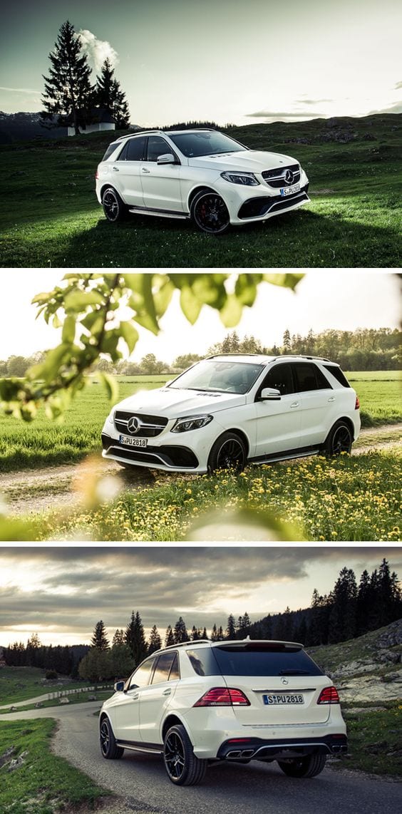 WHITE GLE 500 e 4MATIC MERCEDES