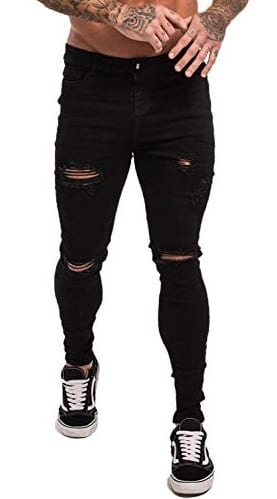 The Trendy Black Ripped Denim for the Classy Men