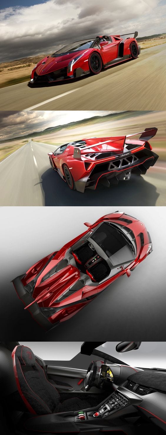 Lamborghini veneno red