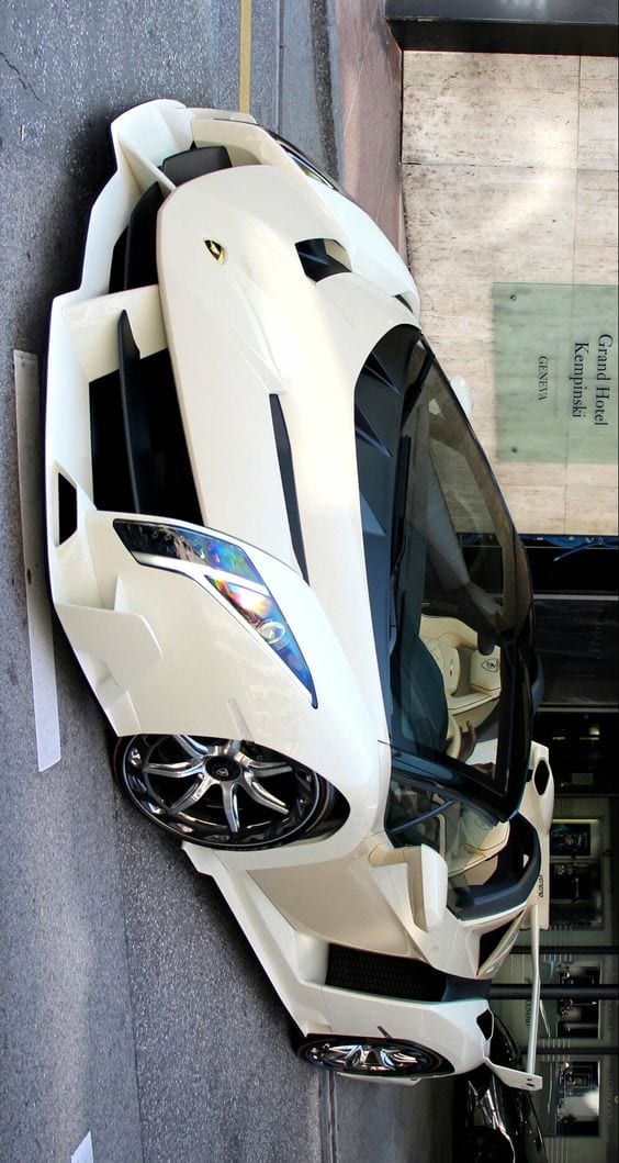 Lamborghini veneno white