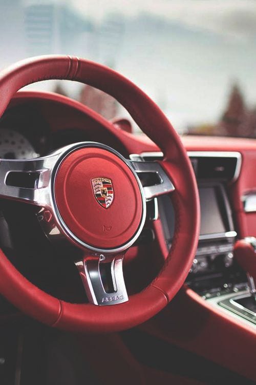 Porsche interior