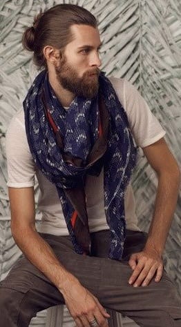 White shirt scarf ideas for men