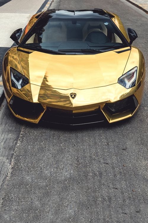 LAMBORGHINI GOLD CHROME